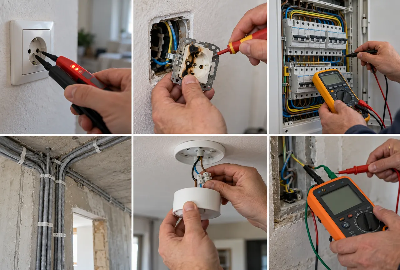 Probleme electrice București ilustrate în șase tipuri de intervenții Probleme electrice București ilustrate în șase tipuri de intervenții